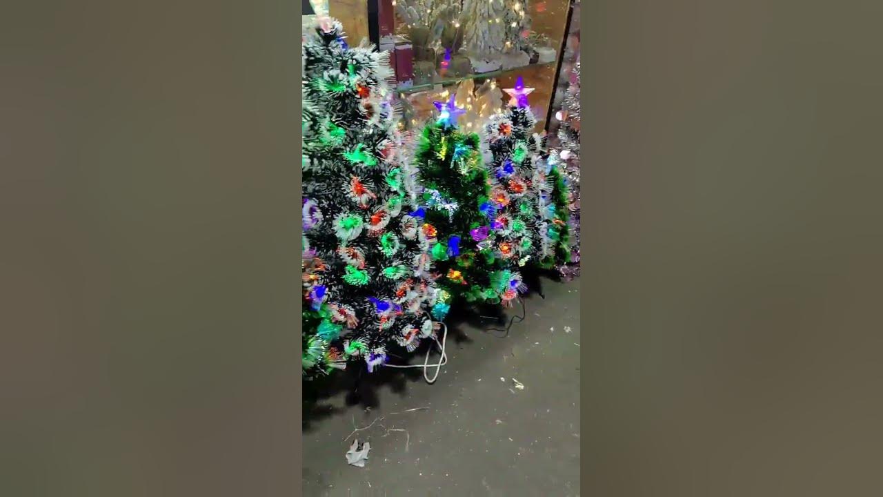 Искусственная елка светящаяся сосна зеленая с белыми кончиками 🪄🎄 - YouTube