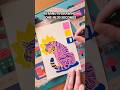 90 minute drawing in 30 seconds with #posca paint pens 🎨 #paintpens #speedpaint #timelapse #tiger