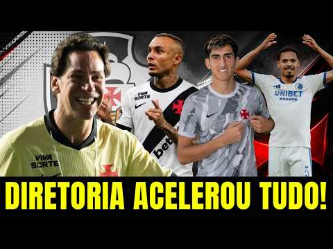 DIRETORIA ACELEROU TUDO! NEGOCIAÇÕES ENTRAM EM RITMO FORTE NO VASCO