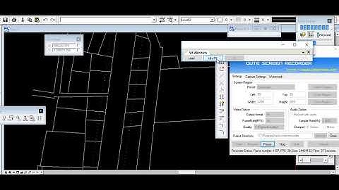Hướng dẫn vẽ diện tích lộ giới trong microstation