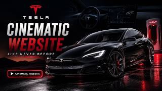 I Built a Tesla-Inspired Cinematic Website
