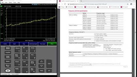 N9918A Spectrum Analyzer Frequency Range