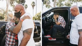 Dwayne Johnson gifts his custom truck to Navy Veteran | Watch how he reacted