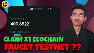 How to Claim the X1 Ecochain Testnet Faucet Every 24 Hours