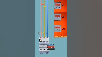 volt meter connection | three phase digital volt meter | voltmeter | wiring of volt meter | digital.