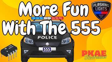 555 Police Flashing Lights