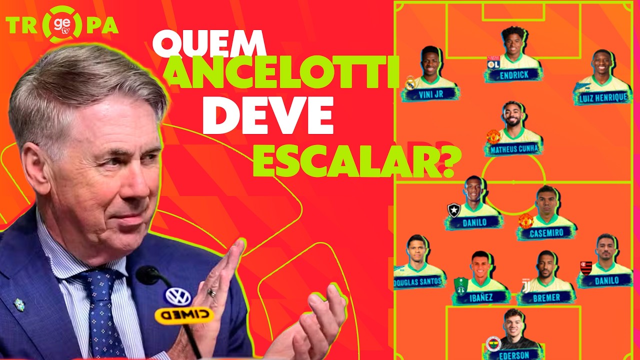 BRASIL X CROÁCIA: ESCALAMOS O TIME TITULAR DA  SELECAO BRASILEIRA | TROPA GE TV