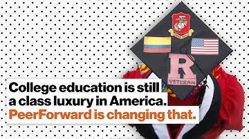 College education is still a class luxury in America. PeerForward is changing that. | Aloysia Jean