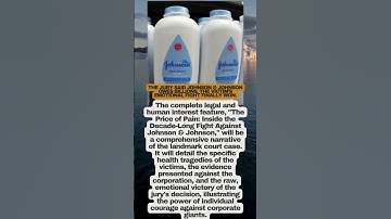 Johnson & Johnson heeft een schuld van miljarden! De emotionele overwinning van de slachtoffers 🏆...