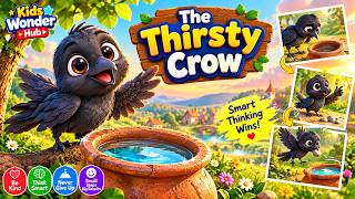 Thirsty Crow story in English | Moral Stories For Kids | Bedtime Stories For Children