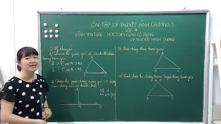 Sơ đồ tư duy toán hình lớp 7 chương 3 năm 2024