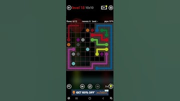 Flow Free 10x10 Level 18 #flowfree #level18 #8x8 #6x6 #7x7 #8x8 #mania #9x9 #10x10