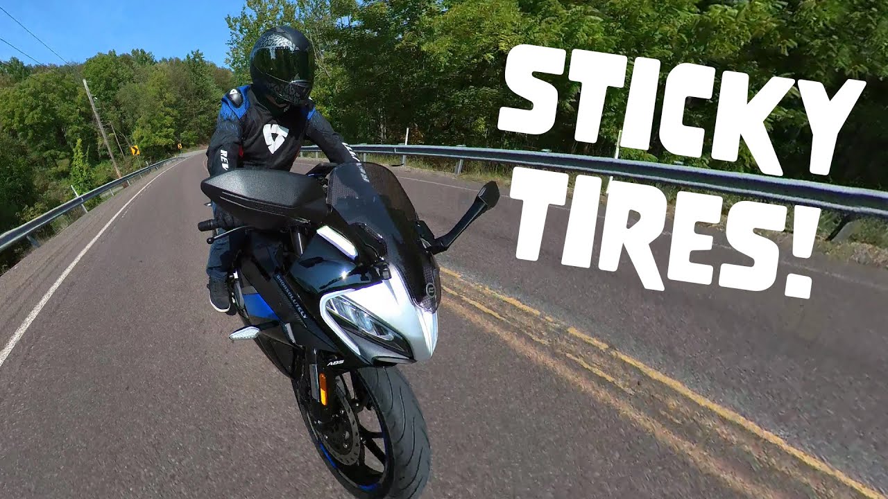 MICHELIN SPORT BIKE TIRE UPGRADE CFMOTO 300SS YouTube