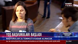 YDS başvuruları başladı