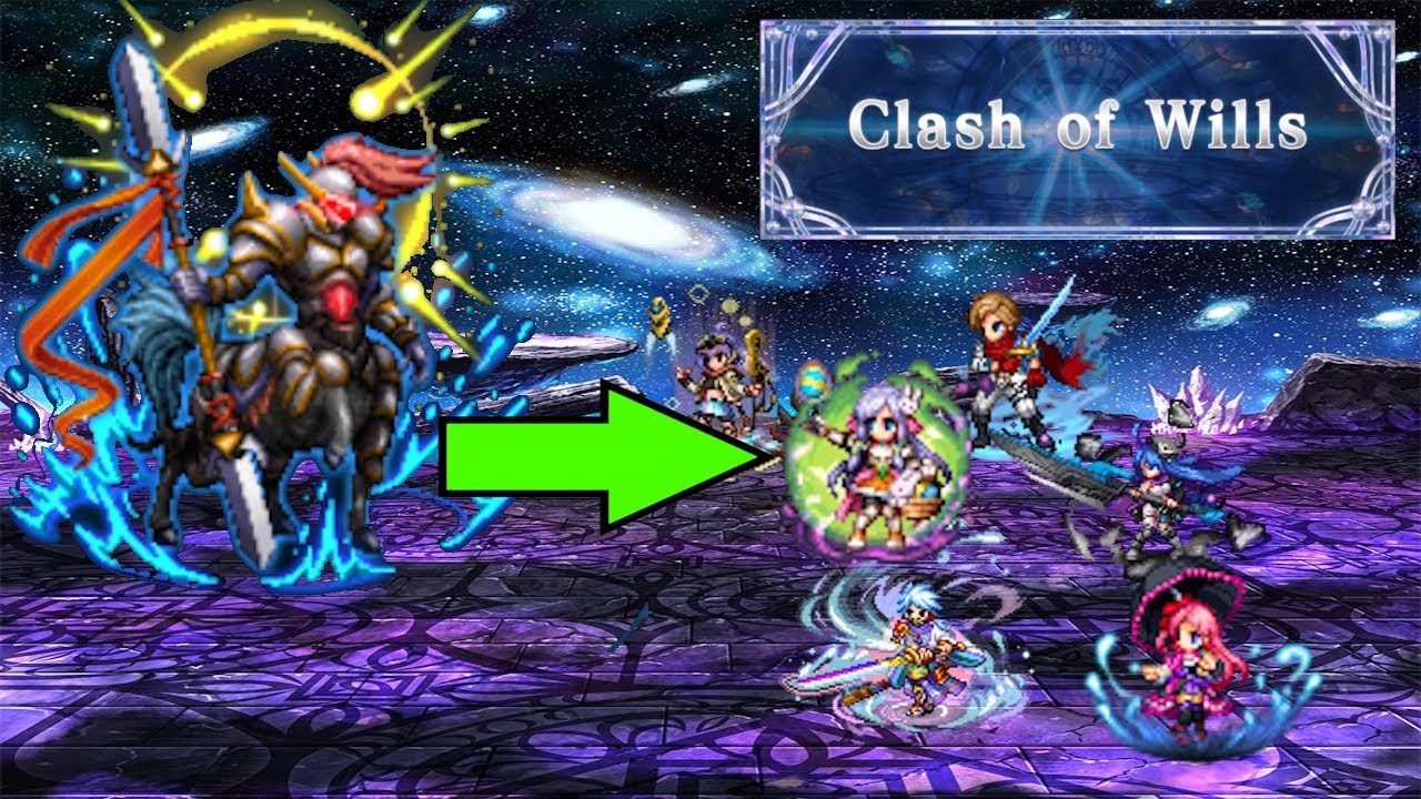 FFBE -  Clash of Wills  5/6 turn Rank 1 Mechiron - Light Clear with Celeste Carry