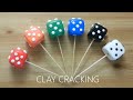 clay cracking dice 주사위 점토부수기