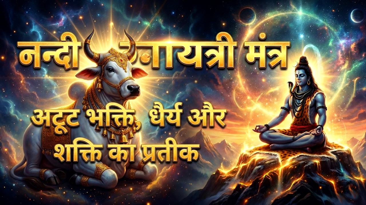 नन्दी गायत्री मंत्र: अटूट भक्ति, धैर्य और शक्ति का प्रतीक | Gayatri Mantra | Vedic Mantra Sadhana