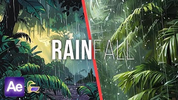 Animated Rain in After Effects | Explained in 1 Minute