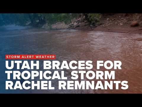 WEATHER ALERT: Tropical Storm Rachel floods Southern California streets before Utah rain arrives