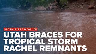 WEATHER ALERT: Tropical Storm Rachel floods Southern California streets before Utah rain arrives