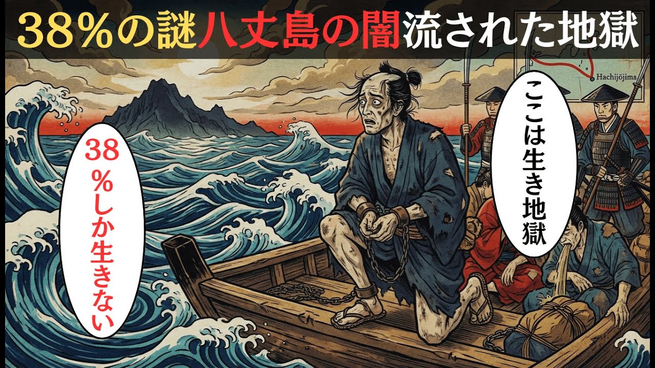 【衝撃】八丈島に流された罪人が「38％」しか生きて帰れなかった本当の理由｜歴史が隠した島流しの地獄