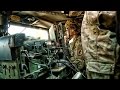 .50 Cal Mounted Humvee Crew In Action With Interior View