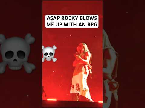 A$AP Rocky PERFORMS With RPG At Live Concert! ☠️😭