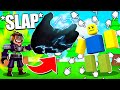 TIRO LO SCHIAFFO PIÙ FORTE DEL MONDO SU ROBLOX SLAP SIMULATOR!!
