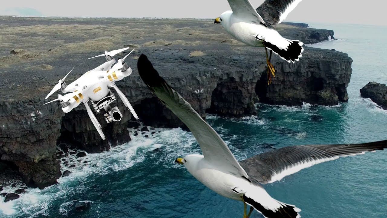 DJI Phantom 3 Flying Drone Off Cliffs Iceland.2017 - YouTube