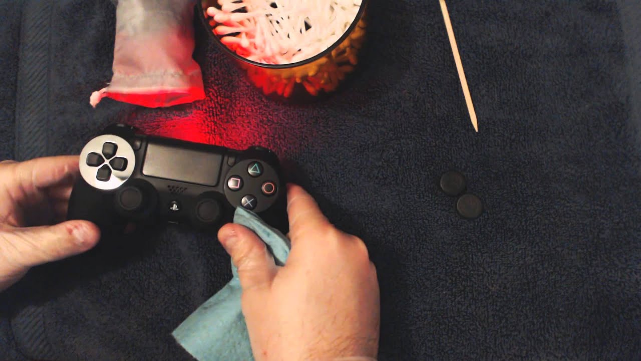 Taking apart ps4 controller to clean Idea