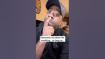 Introverts are down for ANYTHING… as long as… 💯🤣 #thevibewithky #introvert #introvertlife