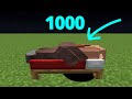 i put 1000 villagers on one a bed