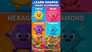 Learn Shapes for Toddlers| Preschool Learning #shorts  #toddlerlearning #learnshapes #shortvideo