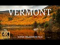 Vermont 4k scenic relaxation film  flying over vermont  cinematic drone movie