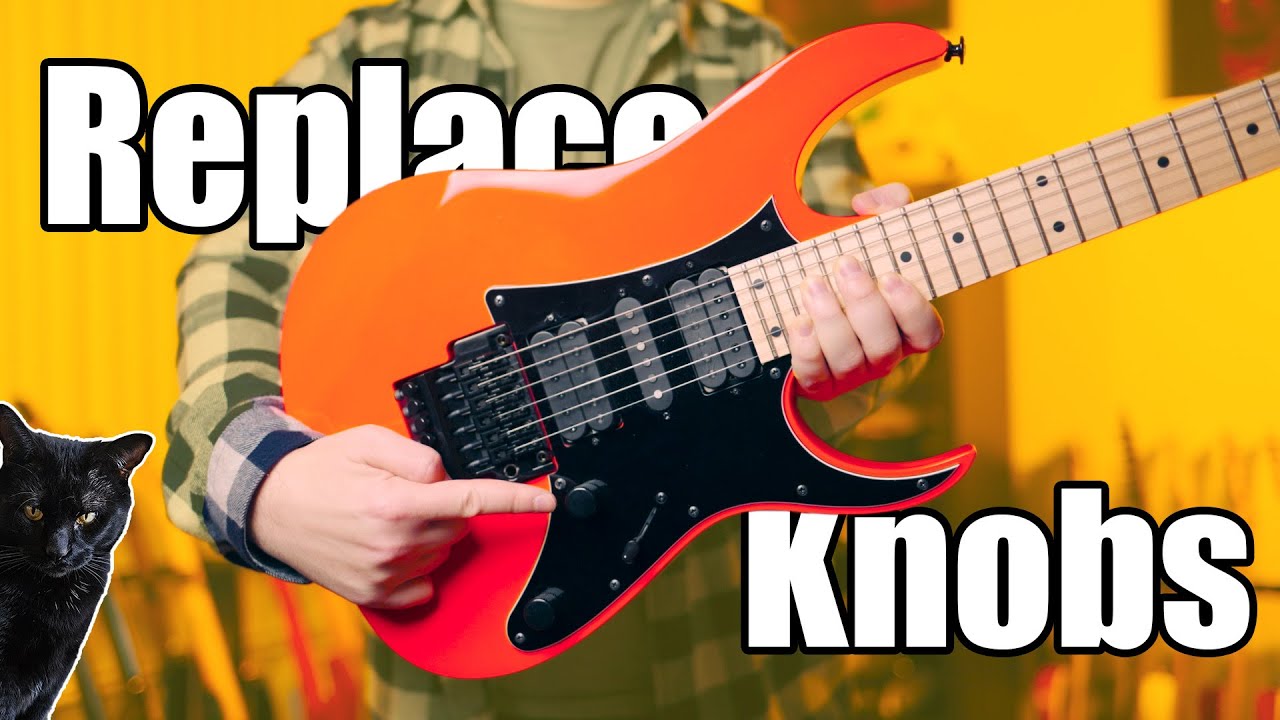 How to Replace Guitar Potentiometer Knobs - YouTube