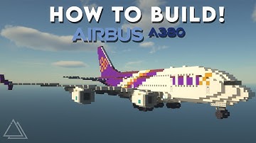 Minecraft Tutorial: Airbus A380 Step-by-Step Guide