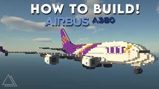 Minecraft Tutorial: Airbus A380 Step-by-Step Guide