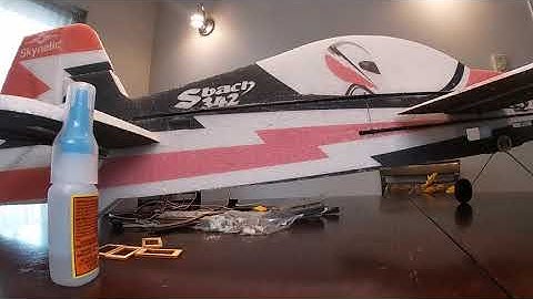 Sbach 342 by Skynetic Assembly part 3 Video RC plane 3D