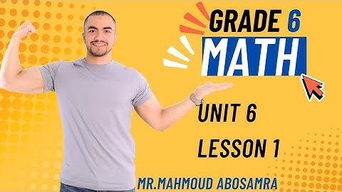 Math-grade6-unit6-lesson1- data and stastistical questions