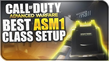 BEST "ASM1 CLASS" SETUP - SMG CLASS SETUP! (COD AW Best SMG Class)