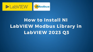 How to Install NI LabVIEW Modbus Library in LabVIEW 2023 Q3 | IoT | IIoT |
