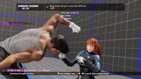Dead or Alive 6 Diego Full Move List Command Training