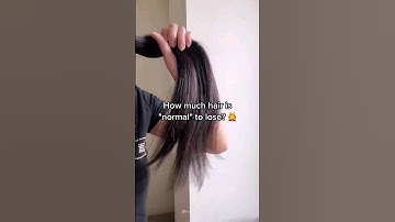 How much Hair is "Normal" to lose?👀 #hairloss #shorts #haircare