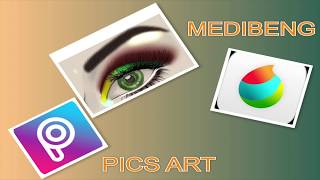 Eye/Eyelashe Tutorial with MediBang & PicsArt, How to draw eyes makeup screenshot 3