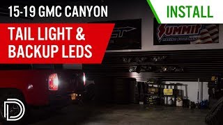 How to Install 2015-2022 GMC Canyon Tail Light & Backup LEDs | Diode Dynamics