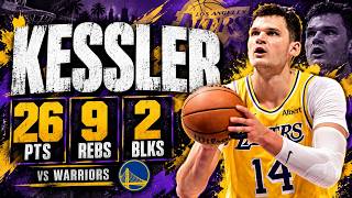 Walker Kessler 26 pts 9 rebs 2 blks vs Warriors 26/27 season