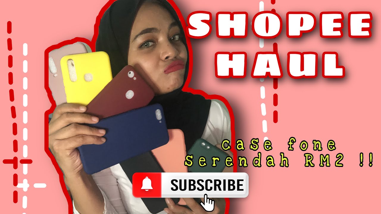 Case Iphone Samsung Oppo Hanya Harga Bawah Rm2 Jer Shopee Haul Youtube