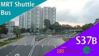 Full Singapore MRT Shuttle 37B Bus Service Route Visual Guide