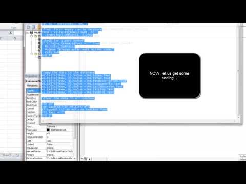 Excel VBA userform - Add Data, Validate Data, Clear Data (Tutorials)