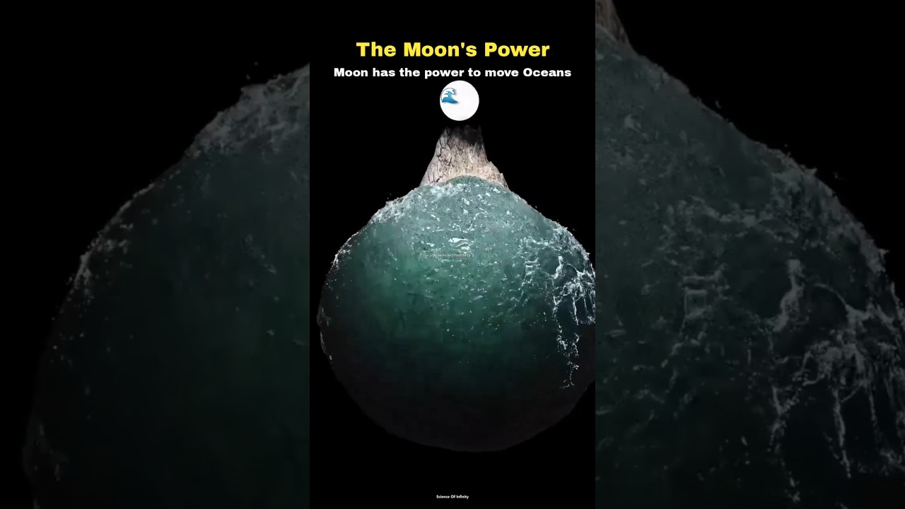 Moon has the power to move Oceans 🌊 🌎 